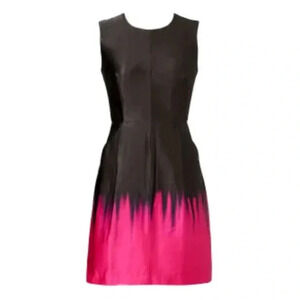 Milly Coco Black & Pink Ombre Mini Dress Size 2 – Like New